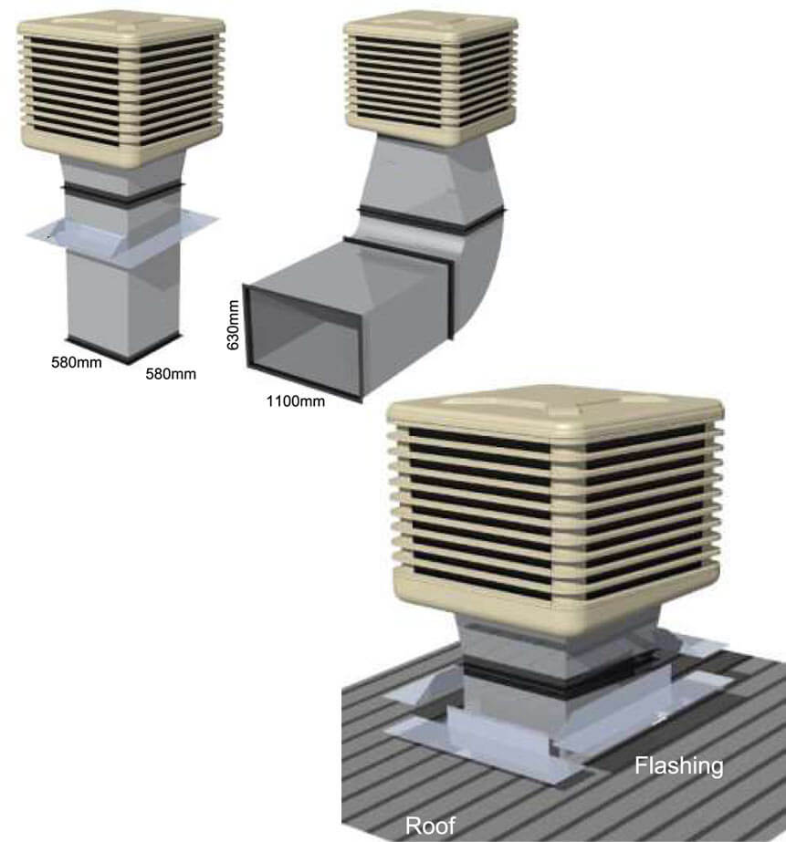 ev evaporative cooler top